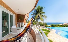 Omar do Rio - GMO 1153/207: Excelente 2Qtos c/ Varanda, Vista e Piscina, Garagem, Sauna, Academia, Espaço Home Office, Sala de Cinema, a 02 minutos da Praia de Camboinhas + Internet 240mbps